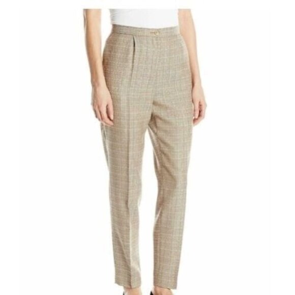 Pendleton Summer Weight Ankle Pants Womens 14 Wool-Lin Unlined $179 New - Picture 1 of 5
